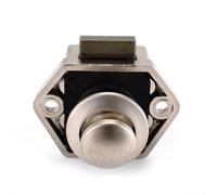 JJHQOKYNA Serratura for Auto da Camper, 20 mm, a Pressione, for Camper, Yacht, mobili, ferramenta, cassetti, Maniglie, Serratura di Sicurezza, 10 Pezzi(Small-Pearl Nickel)