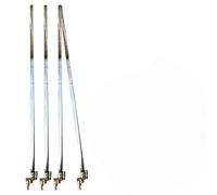 JJIAGOLD 60 cm strumento di pulizia dei radiatori senza smontaggio, doccia ad acqua/aria a foratura, ugello conico a getto fan-shaped, attacco rapido 1/4"-per camion, semirimorchi, escavatori