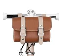 JJIAGOLD Borsa da bicicletta vintage - Design universale anteriore e posteriore per biciclette da montagna, biciclette pendolari - Accessorio elegante per attrezzatura da ciclismo
