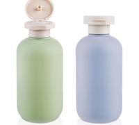 JJiaoLinin Bottiglie da Viaggio, 2 Pezzi 200ml Bottiglie Vuoto da Viaggio con Tappo, Bottiglie da viaggio per Shampoo,Spremere la Bottiglia di Lozione, per shampoo, creme, lozioni, balsamo