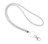 JJiaoLinin Cinghia da Collo per Badge, Cordino da Collo Cristallo Cordino Portabadge con Strass Brillanti Cordino Porta Badge con Strass Brillanti Cordino Porta Carte ID Porta Tesserino da Collo