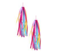 JJiaoLinin Filanti per Bicicletta per Bambini,1Paia Colorati Nappa per Bicicletta Filanti Streamers Nastri Colorati per Manubrio Manubrio Presa Nappa Maneggiare Bambino Stella Filante per Decorazione