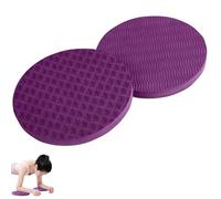 JJiaoLinin Ginocchiere per Lo Yoga, 2 PCS Yoga Ginocchiere, Cuscinetto da Yoga per Ginocchio, Tappetino Antiscivolo per Ginocchiere, Protegge Ginocchia, Gomiti e Articolazioni (Viola Scuro)