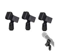 JJiaoLinin Portamicrofono,3 pezzi Clip per Microfono Supporti per Microfono Clip per Microfono Universale Pinza Microfono Compatibile con la Maggior Parte dei Microfoni Cablati e Wireless