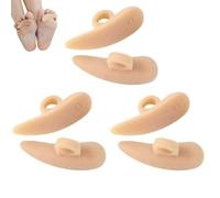 JJiaoLinin Raddrizza Dita dei Piedi,3 Paia Correzione Dita A Martello Cuscinetti per la Correzione dell'Alluce Valgo Separatori per Dita a Martello Toe Straightener per Arricciare Curvo Artiglio