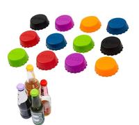 JJiaoLinin Tappi in Silicone per Bottiglie di Birra, 12 Pezzi Tappo per bottiglia di birra Tappo per Bottiglia di Birra Capsule in Tappo per Bottiglie di Champagne Vino per Conservare Birra Vino