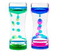 JJiaoLinin Timer Sensoriale Liquido, 2 Clessidre con Movimento, Clessidra Timer per Relax, Ansia, Autismo, ADHD, Ufficio, Casa, Bambini e Adulti