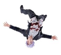 JJK Anime Figure Gojo Satoru Action Figura da appendere a testa in giù edizioni danneggiate dalla guerra del personaggio anime Gojo Figurine in PVC modello Desktop ornamenti