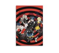 JJKKLB Game Persona 5, poster decorativo da parete su tela, stampa artistica moderna, per camera da letto, 40 x 60 cm