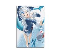 JJKKLB Poster decorativo da parete a tema anime, con ragazza virtuale, poster decorativo su tela, stampa moderna, per camera da letto, per camera da letto, 30 x 45 cm