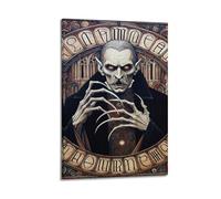 JJKKLB Poster decorativo da parete con Dracula, stampa artistica moderna su tela, poster decorativo per camera da letto, 40 x 60 cm