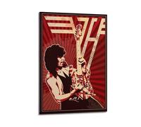 JJKKLB Poster decorativo da parete con il chitarrista Eddie Van Halen, stampa artistica su tela, poster decorativo moderno per la camera da letto, 20 x 30 cm