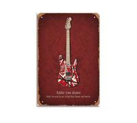 JJKKLB Poster decorativo da parete con il chitarrista Eddie Van Halen su tela, poster decorativo da parete e stampa artistica moderna per camera da letto (60 x 90 cm)