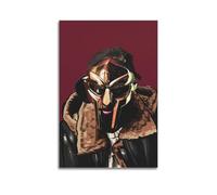 JJKKLB Poster decorativo da parete con Rapper MF DOOM, stampa artistica moderna su tela, poster decorativo per camera da letto, 40 x 60 cm