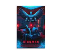 JJKKLB Poster decorativo da parete del film Birdman, stampa artistica su tela, poster decorativo moderno, per camera da letto, 50 x 75 cm