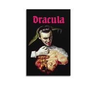 JJKKLB Poster decorativo da parete del film Scary Dracula, stampa artistica su tela, poster decorativo moderno per camera da letto, 60 x 90 cm