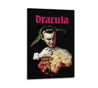 JJKKLB Poster decorativo da parete del film Scary Dracula, stampa artistica su tela, poster decorativo moderno per camera da letto, 50 x 75 cm