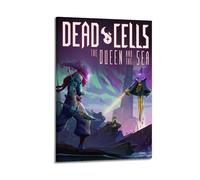 JJKKLB Poster decorativo da parete su tela, motivo: Dead Cells Queen and the Sea, stampa artistica su tela, poster decorativo per camera da letto, 30 x 45 cm