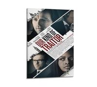 JJKKLB Poster del film "Traditori come noi" su tela, poster decorativo da parete e stampa artistica moderna per camera da letto, poster decorativo per camera da letto (60 x 90 cm)