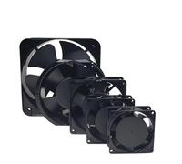 JJKKOZVQF 1 ventola da 8, 9, 11, 12 e 15 cm, 110 V, 220 V, 380 V, doppio cuscinetto a sfera, armadietto per saldatura elettrico, ventola assiale universale (17 cm, 220-240 V)