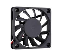 JJKKOZVQF Ventola di raffreddamento brushless con doppio cuscinetto a sfera, 2 pin, CC 5 V, 12 V, 24 V, 6 cm, 60 x 60 x 10 mm, 60 mm, con doppio cuscinetto a sfera, 60 x 10 mm (manicotto USB 5V)