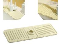 JJKTO Tappetino Silicone Rubinetto, Paraspruzzi del Rubinetto,Tappetino per Rubinetto Paraspruzzi Lavello Cucina, Tappetino Lavello Cucina, Tappetino Silicone Cucina Tappetino Drenante