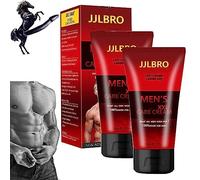 JJLBRO Spray Ritardante Da Uomo a Lunga Durata, Potenziatore, Crema Da Massaggio per La Forza Energetica (Crema Forte x2)