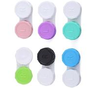 JJLFresheners 4 Pz Lotto Casuale Occhiali Cosmetici Lenti A Contatto Scatola Lenti A Contatto Custodia per Occhi Kit Da Viaggio Holder Container All'ingrosso, Cura Delle Lenti A