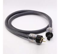 JJmooer Cavo Alimentazion Hifi Schermato，Con Anello In Ferrite,High-End Audiofilo Rame Privo Di Ossigeno Audio Cavo（3m）