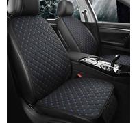 JJNIENUS Coprisedili Auto per Ford Ranger Ranger Raptor 2001-2024, Universali Set Completo Lino Cuscino Anteriori E Posteriori Seggiolino Traspirante Protezione Interno Accessori,C/Black-Blue