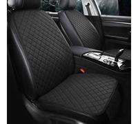 JJNIENUS Coprisedili Auto per Mercedes Benz EQA EQB EQC EQE 2000-2024, Universali Set Completo Lino Cuscino Anteriori E Posteriori Seggiolino Traspirante Protezione Interno Accessori,A/Black