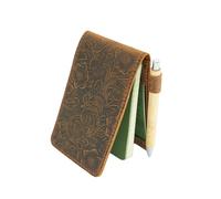JJNUSA Personalizzato Cuoio genuino Notepad Cover per Mini Pocket Notebook 3 "X 5", Copertura in pelle per Rite In The Rain Top-Spiral Notebook, Travel Index Cards 3 x 5 Cover Holder Jotter 3 "x 5"