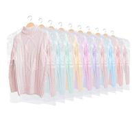 JJOnlineStore - 20 Pezzi Buste per Indumenti | Antitarme per Armadi Vestiti | Buste Copriabiti Trasparenti | Impermeabile Borsa Porta Abiti Da Viaggio Copriabiti Antipolvere (Spessore Calibro 100)