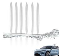 JJQFLB 6 Pezzi Protezioni per Portiere Auto, per Dacia Sandero III/Stepway Portiera Auto Porta Bordo Protector, Paracolpi Sportello Auto, B-Transparent