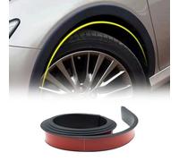 JJQFLB Strisce per Parafango per Ruota Auto, per BMW 3 Series E46 E87 E90 E91 E92 E93 Rivestimento per Passaruota per Auto, Sopracciglio per Parafanghi Protezione,A-Black