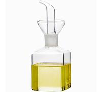 JJQHYC Bottiglia di Olio in Vetro, Piccola Bottiglia di olio d'oliva 125 ml Bottiglia di Aceto, Dosatore Olio e Aceto Bottiglia per Olio per Cucina e Barbecue