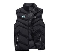 jjqnkjxc MV-Ag.u_sta Cappotto da esterno leggero con collo alto - Giacche casual di grandi dimensioni per autunno-inverno, Nero , 5X-Large