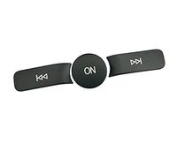JJRFVBGT Adesivo Pulsante Interno Auto Adesivi Pulsanti Volume Multimediale ON Compatibile con Mercedes per Benz per Classe GLA X156 2016 2017 2018 2019 Accessori Interni(Black)