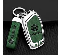 JJRY Auto Custodie Chiavi per MG 3 5 6 7 HS ZS EV GS EZS EHS RX5 RX8 Hector TF GT ZR 350 550 Gundam Portachiavi Auto Protettiva Custodie Cover Decorativi Accessori,A Bright Green
