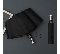 JJRY Auto Ombrello Automatico Portatile per Universal Antivento Pieghevole Compatto Resistente Leggero Accessori