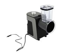 JJsdwin Affettatrice elettrica per verdure professionale con lame, grattugia verdure elettrica per ristoranti, caffetterie, hotel e negozi di frutta