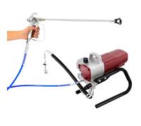 JJsdwin Airless, spruzzatore di vernice airless, sistema a spruzzo di colore da parete con tubo di 10 m di lunghezza e valvola di ritorno, spruzzatore ad alta pressione airless per facciate di casa