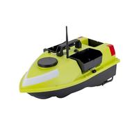 JJsdwin Barca per mangimi, esca con strisce luminose regolabili e segnale GPS, doppio motore per fiumi, laghi e mari, portata totale 2 kg