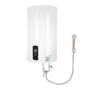 JJsdwin Caldaia ad acqua calda, scaldabagno elettrico con protezione contro le perdite e schermo LED, interfaccia G1/2, memoria elettrica da parete per cucine e WC