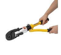 JJsdwin Pinze professionali di crimpatura, raccordo idraulico per tubi con 10 paia x die, pinza idraulica blu per elettricità e trasporto, corsa 20 mm