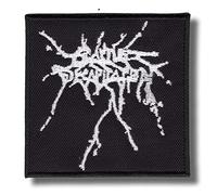 JJTEXTIX - Toppa termoadesiva a fascia, 10 cm, colore nero, da applicare con ferro da stiro, colore metallo estremo