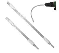 JJUNW 2 supporti per punte flessibili, prolunga albero flessibile per trapano, prolunga standard 1/4, per utensili elettrici in spazi ristretti (20 cm e 30 cm)