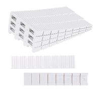 JJUNW 20 spessori per WC, piedini di livellamento in plastica per mobili, finestre, tagliati su misura, piedini di bilanciamento trapezoidali, per fissaggio wobbly, cunei portanti, tavoli, porte e