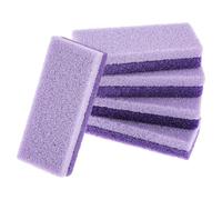JJUNW 5 pietre pomice per la cura dei piedi, pietra pomice su entrambi i lati, per la cura dei piedi, per la pelle dura su piedi e corpo, peeling e levigatura della pelle (viola)