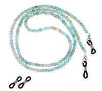 JJUNW Collana per occhiali per uomo e donna, con perle colorate, antiscivolo, per uomo e donna, sport e occhiali da sole